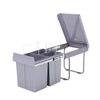 30L/40L Recycle Bin Pull Out Kitchen Cabinet Cupboard Waste Bin Integrated 430mm