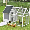 Outdoor Wooden Rabbit Hutch Bunny Hutch House Guinea Pig Cage with Run Space