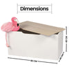 Kids Toy Storage Box Wooden Ottoman Bench Toy Box With Lid Toy Storage Chest