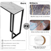 Rectangular Marble Console Table Side Table End Table Narrow Bar Table Stand