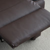 PU Leather Recliner Chairs with Cup Holders Push Back Reclining Sofa Living Room