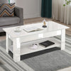 Coffee Table With Storage Lift Top Up Wooden High Gloss Living Room Furniture