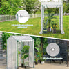 Walk-in Greenhouse Portable Garden Plants Growhouse W/ 2 Zippered Roll up Doors