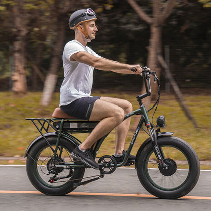 GOGOBEST GF750 Electric Bicycle E-bike Dual Motor 20inch 48V 17.5AH  BT