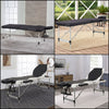 3 Section Folding Massage Table Bed Couch Adjustable Folding Beauty Tattoo Salon
