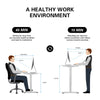Flamaker 140x70 cm Electric Standing Desk Height Adjustable Computer Desk
