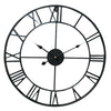 LARGE OUTDOOR GARDEN WALL CLOCK BIG ROMAN NUMERALS GIANT OPEN FACE METAL 40/60CM