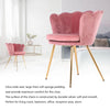 Lounge Dining Chairs Dressing Stool Chair Velvet Seat Back Luxury Armchairs