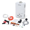 Propane Gas Water Heater Shower Kit Instant Heating Tankless Boiler+ Shower Head
