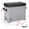 60L Car Fridge Dual Zone Compressor Refrigerator Portable Warmer Freezer Camping