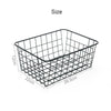 1pcs Iron Storage Basket Metal Wire Mesh Basketry Bathroom kitchen Tray Desk UK