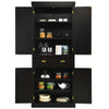 Kitchen Pantry Cabinet Freestanding Buffet Cupboard W/ 2-Door Cabinets & Drawer