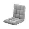 Adjustable 5 Level Folding Lazy Floor Sofa Chair Velvet Lounger Seat Tatami Grey