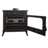 10KW Multifuel Stove Woodburning Cast Iron Log Burner Defra Approved Eco Design