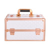 Luxury Travel Trolley Case Makeup Cosmetic Vanity Beauty Salon Nail Storage Box