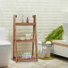 3 Tier Wooden Plant Stand Folding Flower Shelf Display Ladder Free Standing