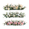 Artificial Flower Row Arrangement DIY Wedding Arch Top Table Backdrop Deco 100CM