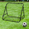 Black Rebounder Net Practise Soccer Kickback Target Goal Teens Adults Training