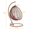 Rattan Swing Patio Garden Weave Hanging Egg Chair w/Cushion Hammock In/Outdoor