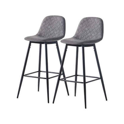 Set of 2 Bar Stools Bar Chairs High Stools Breakfast Counter Stools Home Kitchen