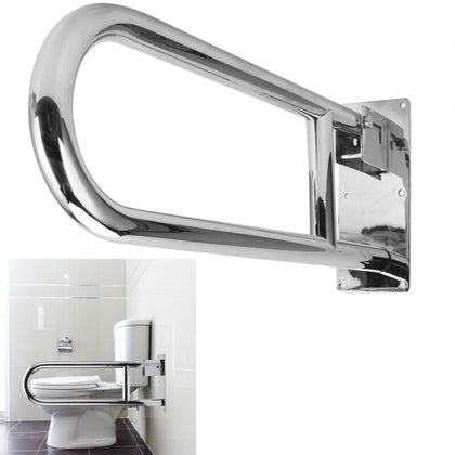 Stainless Steel Hand Rail Disabled Safety Grab Bath Bathroom Toilet Bar Aid Grab