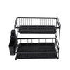 Dish Drainer Rack Storage Drip Tray Cutting Board SinkDrying Draining Plate Bowl