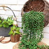 2Pcs Artificial Hanging Plant Fake Succulent String of Pearls Wedding Home Decor