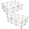 Pet Enclosure Fencing 10/12/36 Panels Dog Puppy Rabbit Playpen Cage Run Fence UK