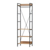 Open Wardrobe Storage Unit Bedroom Furniture 4 Shelves Hanging Rail