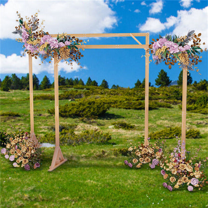 Pack of 2 Wedding Arch Nesting Stand Balloon Flower Garden Arbor Outdoor Indoor