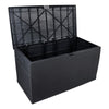 Outdoor Garden Plastic Storage Deck Box Chest Tools Cushions Toys Seat Lockable