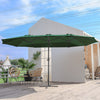 Extra Large 4.6M Garden Parasol Patio Umbrella Double Side Sunshade Sofa Outdoor