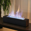 Bio Ethanol Burner Tabletop Black/Sliver Fireplace Glass Burner Fire Bioethanol
