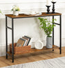 Slim Hallway Console Table Narrow Industrial Display Unit Desk Sideboard Metal