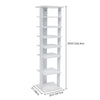 7-Tier Wooden Shoe Storage Rack Organiser Cabinet Shelf Stand Holder Home White