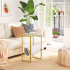 End Table Coffee Table Side Table Bedside Table for Small Space Gold