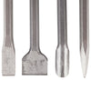 4 PIECES SDS CHISEL SET FOR HAMMER DRILL FLAT POINTED GROOVE GOUGE 250mm MASONRY