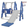 Kid Garden Swing Slide&Climber Set Toddler Baby Home Outdoor Playground Toy Blue
