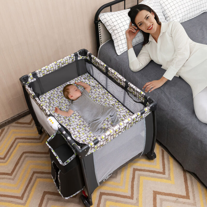 Playpen with discount changing station