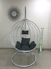Hanging Egg Chair Cocoon With Cushion Rattan Style Double Single White Black New