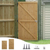 Durable Garden Wooden Gate Pedestrian Gate Pine Wood Gate 152/183cm Height