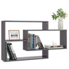 Wall Shelves Set Display Shelves Bookshelf Storage Unit Stylish Space Saving