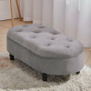 Large Chesterfield Footstool Sofa Ottoman Pouffe Stool Bench Chair Window Seat