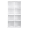 4 Tier Bookcase MDF Shelving Unit Storage Book Shelf Wooden for Living Room