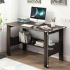 Corner Computer Desk PC Study Writing Table Bookshelves Workstation Home Office