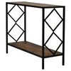 Vintage 2-Tier Console Table Sofa Desk for Living Room Entryway Hallway Furnitur