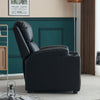 PU Leather Recliner Chairs with Cup Holders Push Back Reclining Sofa Living Room