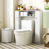 Over The Toilet Storage Cabinet Double Door Bathroom Toilet Laundry Organizer