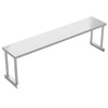 3 4 5 6ft Steel Catering Prep Tables w/ Extra Top Shelf Kitchen Dissecting Bench