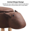 Upholstered Animal Shaped Ottoman Ride-on Footrest Stool Rest Seat TOY Kids New